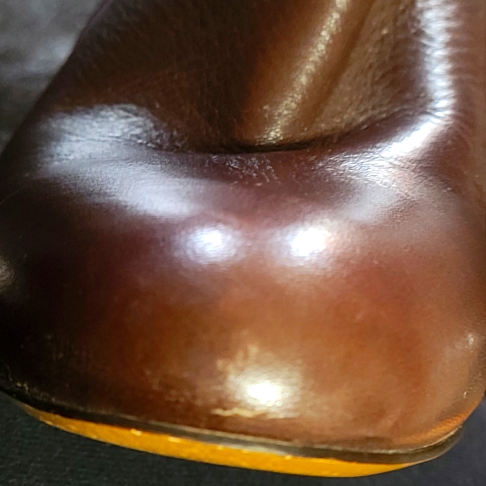 Women's coach booties size 8.5 B color chocolate brown